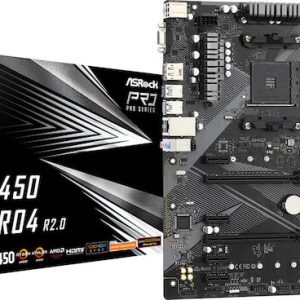 ASRock B450 Pro4 R2.0 Motherboard ATX με AMD AM4 Socket 90-MXBEE0-A0UAYZ