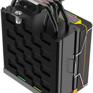 Alternative view of Cpu Cooler Progaming Thermoguard Dtx 5 Heatpipes Real-time Cpu Temperature Display 120mm Argb Pwm Fan 360w Black